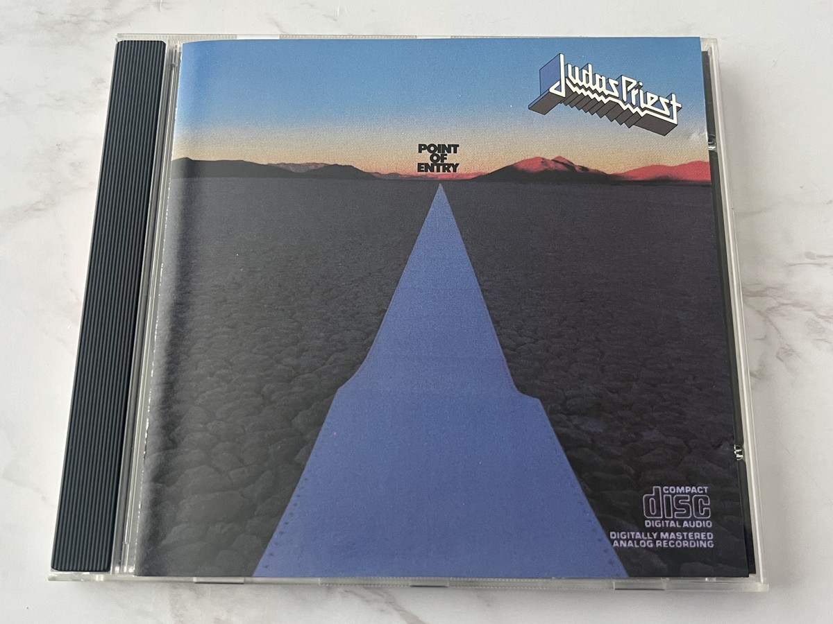 Judas Priest Point Of Entry CD Columbia CK 37052 Rob Halford Judas Priest Point Of Entry CD Columbia CK 37052 Rob Halford