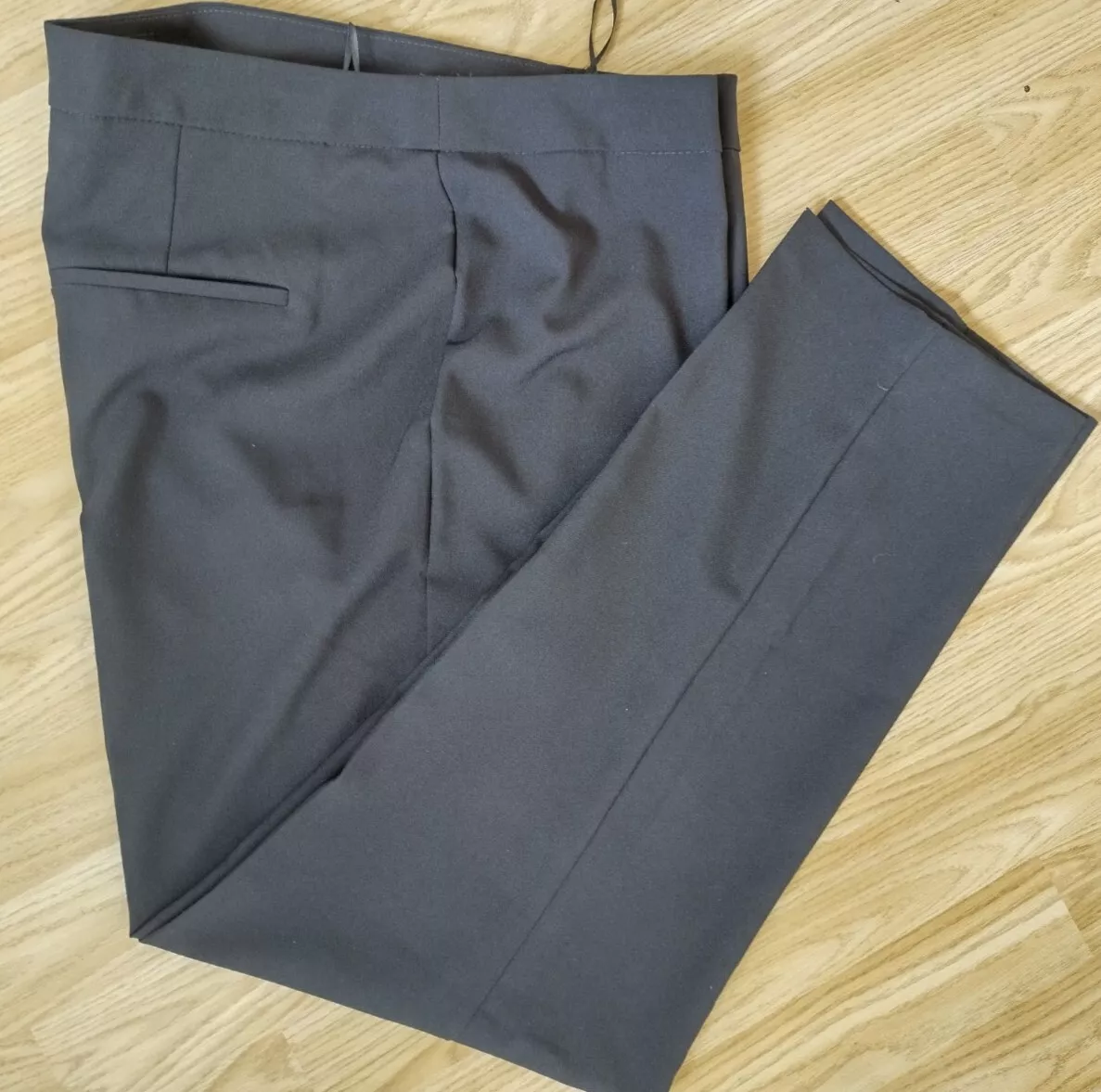 Matalan ET VOUS Straight Leg Black Trousers Size 18