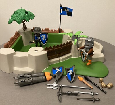 Retired Playmobil Super Set Knights Fort Lot 4014 Weapons