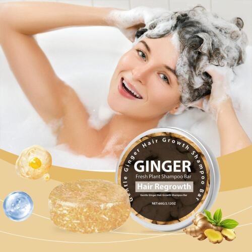 Ginger Hair Shampoo Soap Hair Growth Shampoo Bar Soap 60g N W1B7 EW W8U9