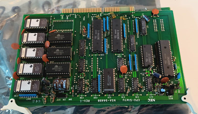 NEW PROCESSOR BOARD,  2732AJL-35 EPROMS,NEC D8085AC,  srm2016c20, GOLD 1984