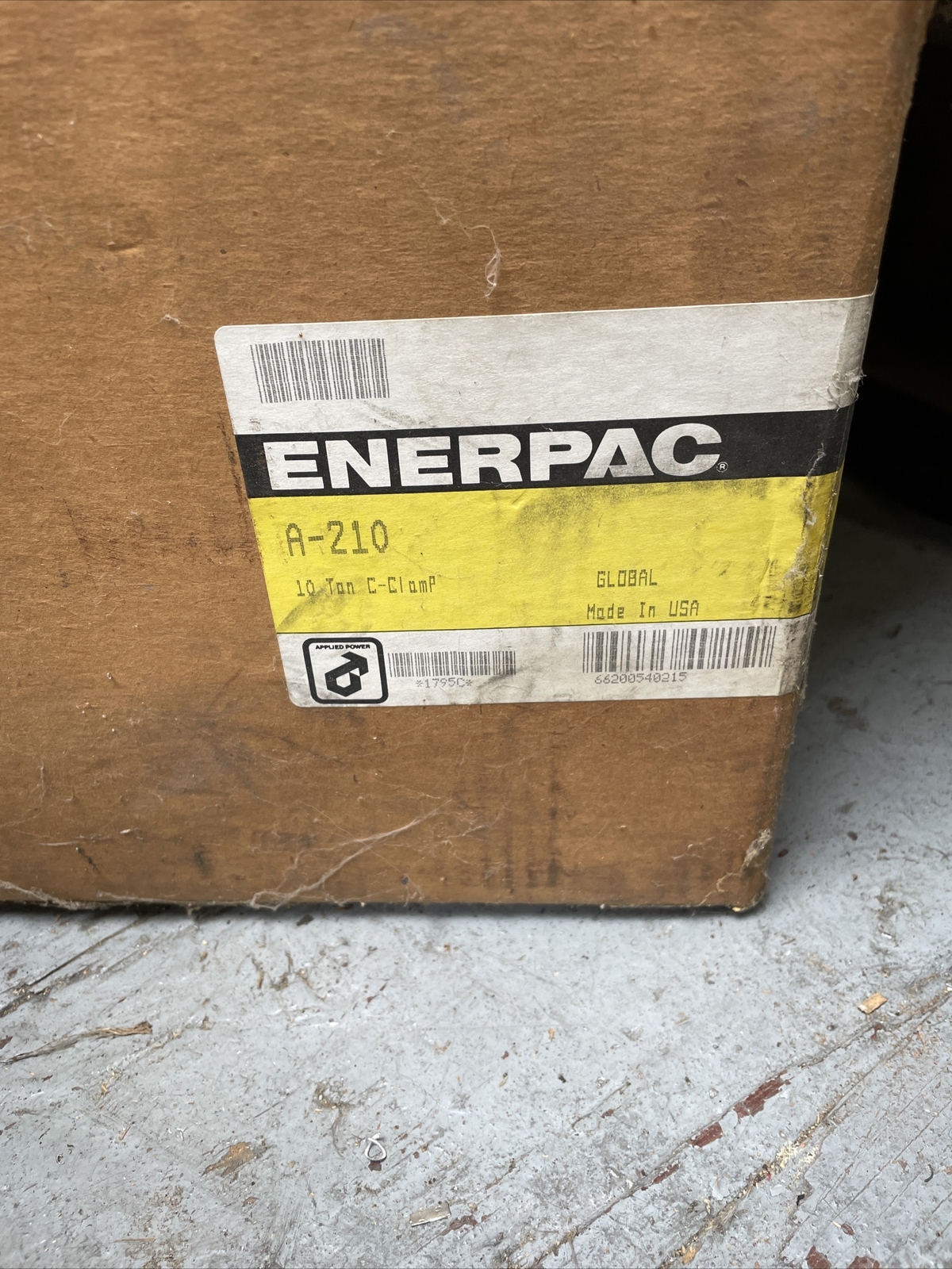 Enerpac 10Ton CClamp Hydraulic Press With Cylinder. eBay