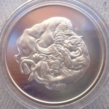 2 oz. 2023 MINT CLUB #3 - LIONESS & BUFFALO Limited rounds .999 fine silver 88.34 per troy oz
