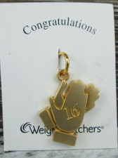 Weight Watchers Congratulations 16 Hands Charm Pendant Applause Gold Tone NEW