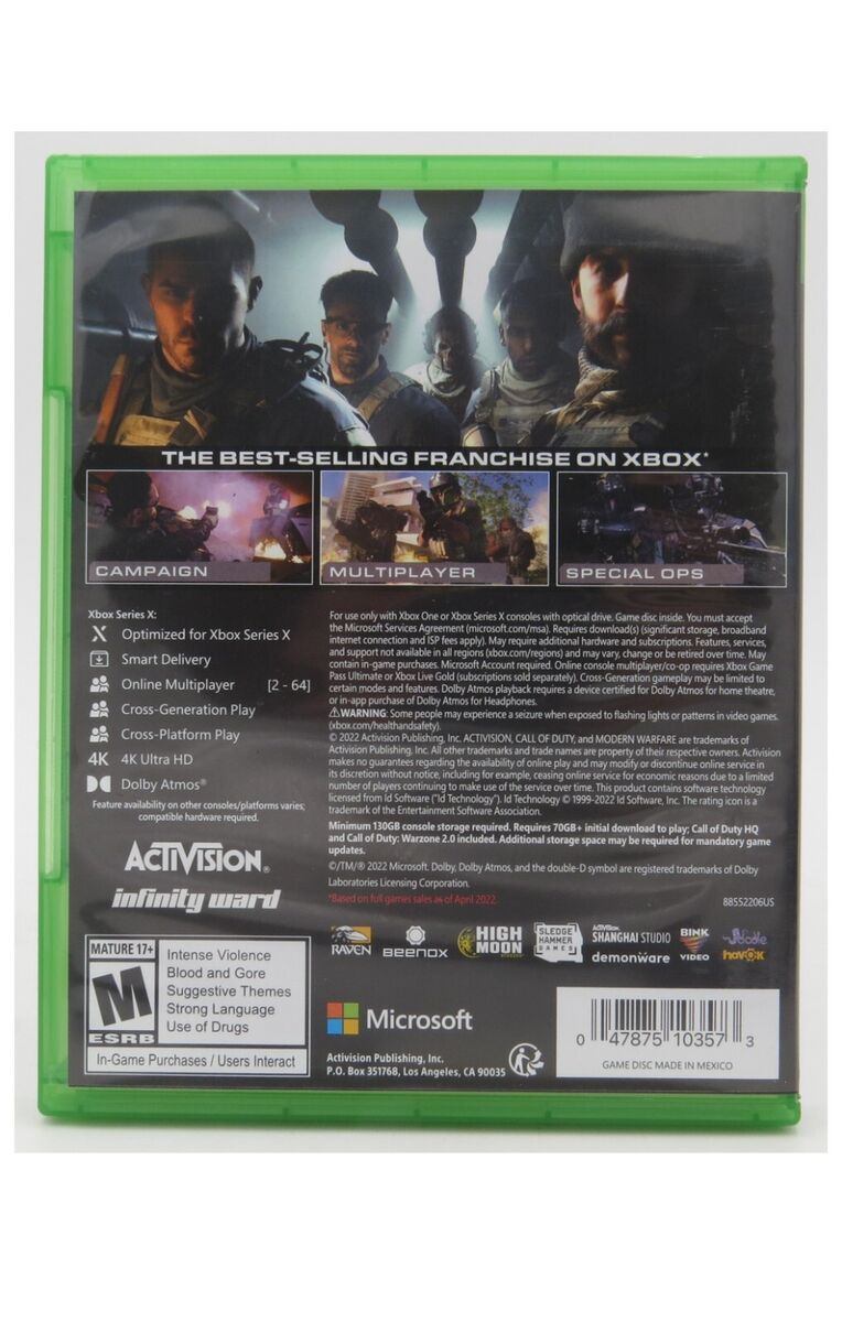 Buy Call of Duty: Modern Warfare II Xbox One & Series X Game