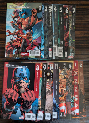 The Ultimates 2 Issues 1-13 + Annua1 1&2 Complete Series Lot of 15 2005 Millar