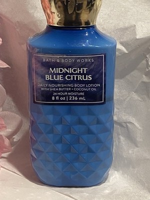 Bath & Body Works 5 Pc SET Midnight Blue Citrus w/ Candle, 2 Sizes