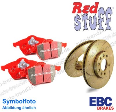 EBC Turbo Groove Bremsscheiben, Beläge vorne für Nisan Primare Hatchback P12 02