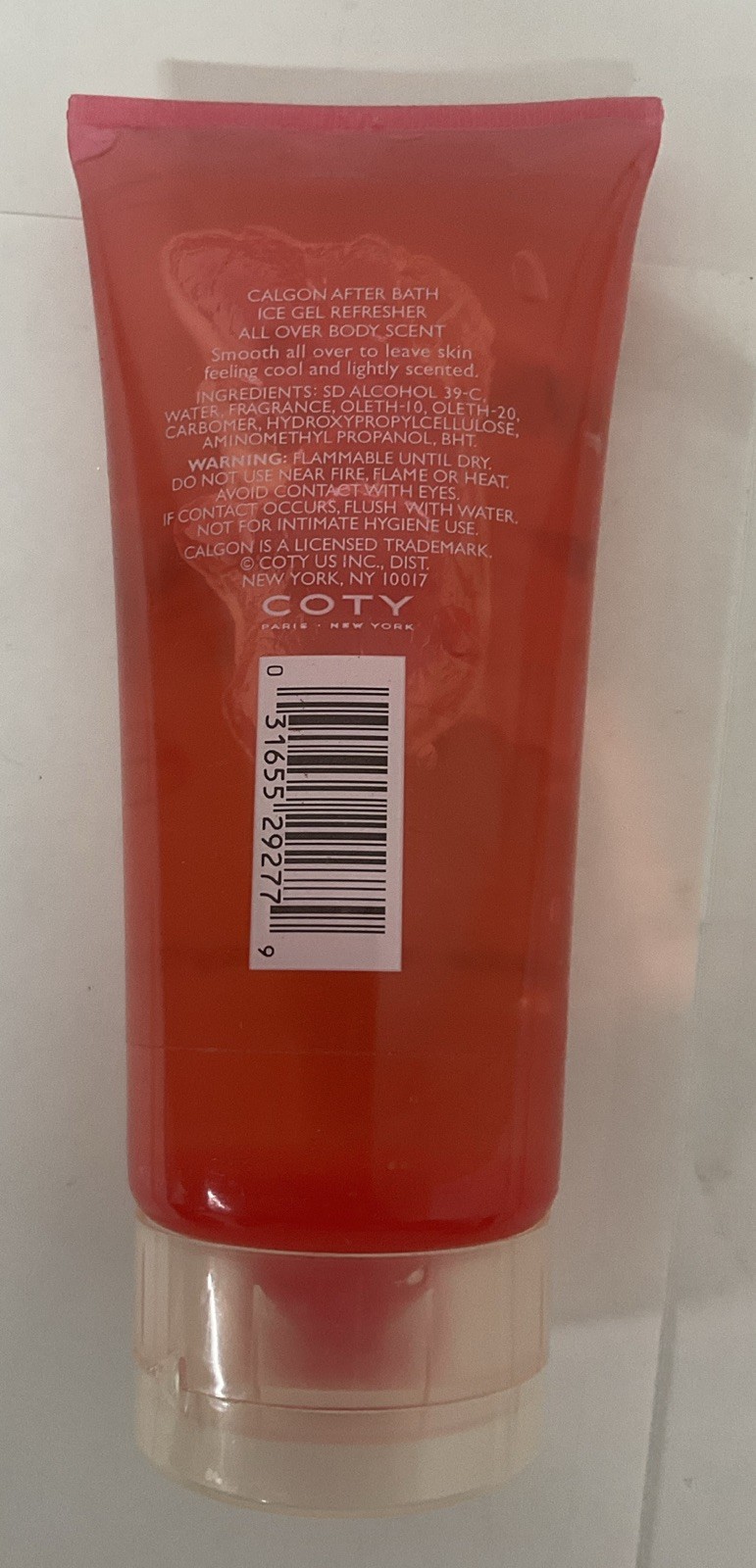 Coty Calgon After Bath Summer Sorbet Ice Gel Refresher 5 oz READ DETAILS