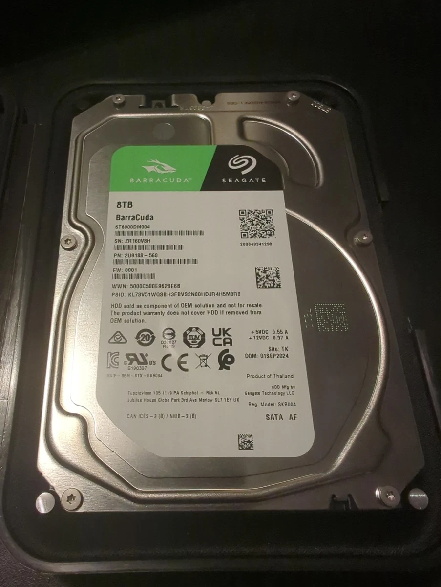 3.5 in Form Factor 8 TB Storage Capacity Internal 5400 RPM