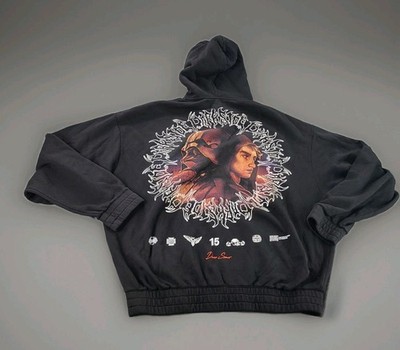 Darc Sport ''Rise to Darkness'' Chambers Zip-up Black Hoodie Men's Size Large 