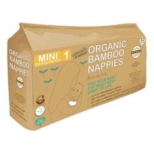 Beaming Baby Organic Bamboo Nappies Size 6 (16+ kg) - 32 Nappies 0.51 per nappy