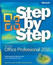 MICROSOFT OFFICE PROFESSIONAL 2010 STEP BY STEP By Joan Lambert  Joyce Cox Mint