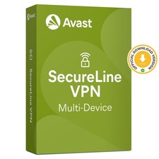 Avast SecureLine VPN 2026  2 Years 10 Devices  PC Mac Phone  Download