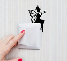 Fairy Elf Fantasy Wall Sticker Decal Sticker Bedroom Light Switch Decor  009 