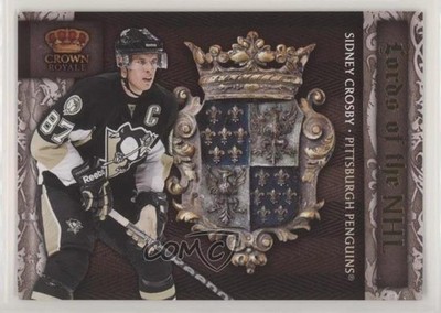 2010-11 Panini Crown Royale Lords of the NHL 487/499 Sidney Crosby #4 x6g