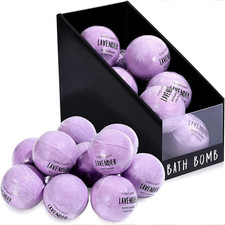 Bath Bombs Gift Set for Women 10 X 3.5 Oz Essential Oils Lavender Handmade Birth