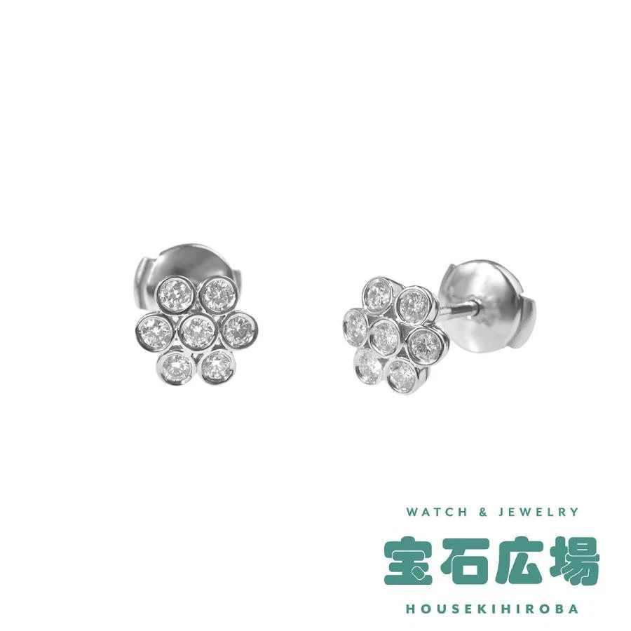 Tiffany & Co. Garten Blume Diamant Ohrringe Platin Damen Schmuck Accessoire