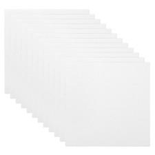 7x7" Canvas Boards for Painting, 12Pack 100 Cotton Blank Canvas Panel, White