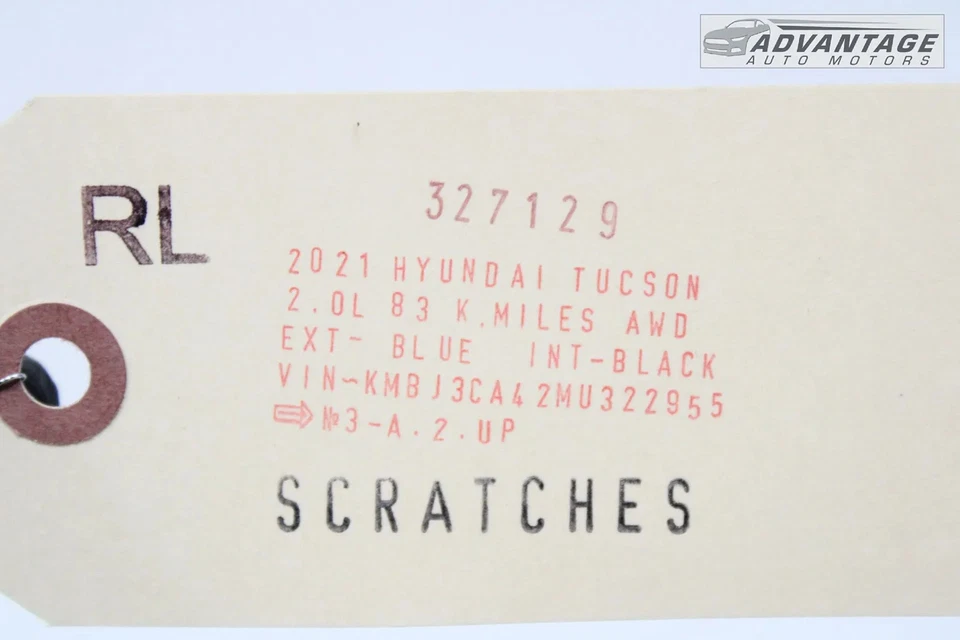 2016-2021 HYUNDAI TUCSON 后门左侧门窗玻璃有色原始设备制造商 — 第 4/4 张图片