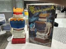 DYNAMIC WARRIOR ROBOT 70’s PLASTIC BATTERY OP NM WITH BOX
