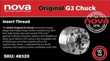 NOVA ORIGINAL G3 STANDARD CHUCK - INSERT VERSION