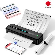 Phomemo A4 Printer Wireless Bluetooth Inkless Thermal Printer for Travel Lot