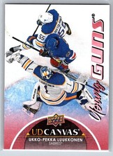 2021-22 Upper Deck UD Canvas Young Guns YG #C239 Ukko-Pekka Luukkonen Sabres RC