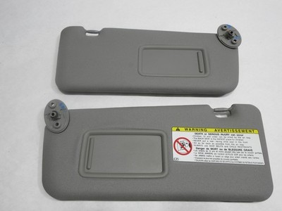 2004-2005 Toyota Rav4 Sun Visor SET PAIR RH LH driver and passenger set GRAY