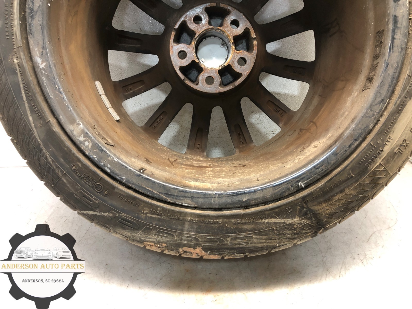 2014-2020 MASERATI GHIBLI REAR WHEEL RIM 9.5Jx18H2 TIRE 255/45ZR18 OEM #NOTE