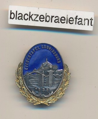 2039 Abz. an Nadel Emailliert Liedertafel Ludwigsburg 1838 Hersteller Mayer Wil