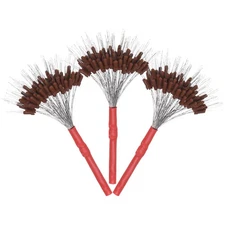 Fishing Bobber Stops [300PCS] T-Shape Floats Sinker Stops - [Brown]