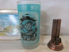 Worlds Fair 1964 New York Tray & Glass — photo 2