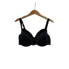 ThirdLove 24/7 Classic T-Shirt Bra Black Microfiber Underwire 38E