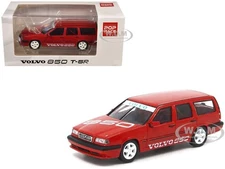 VOLVO 850 T-5R ESTATE WAGON PROTOTYPE RED 1/64 DIECAST BY POP RACE PR64-850-PROT