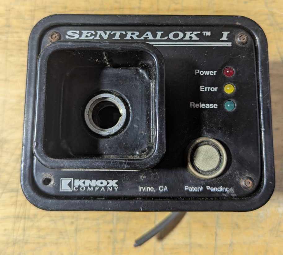 Knox Company SentraLok NO LOCK CYLINDER Key Rentention Knox Box Emergency Fire