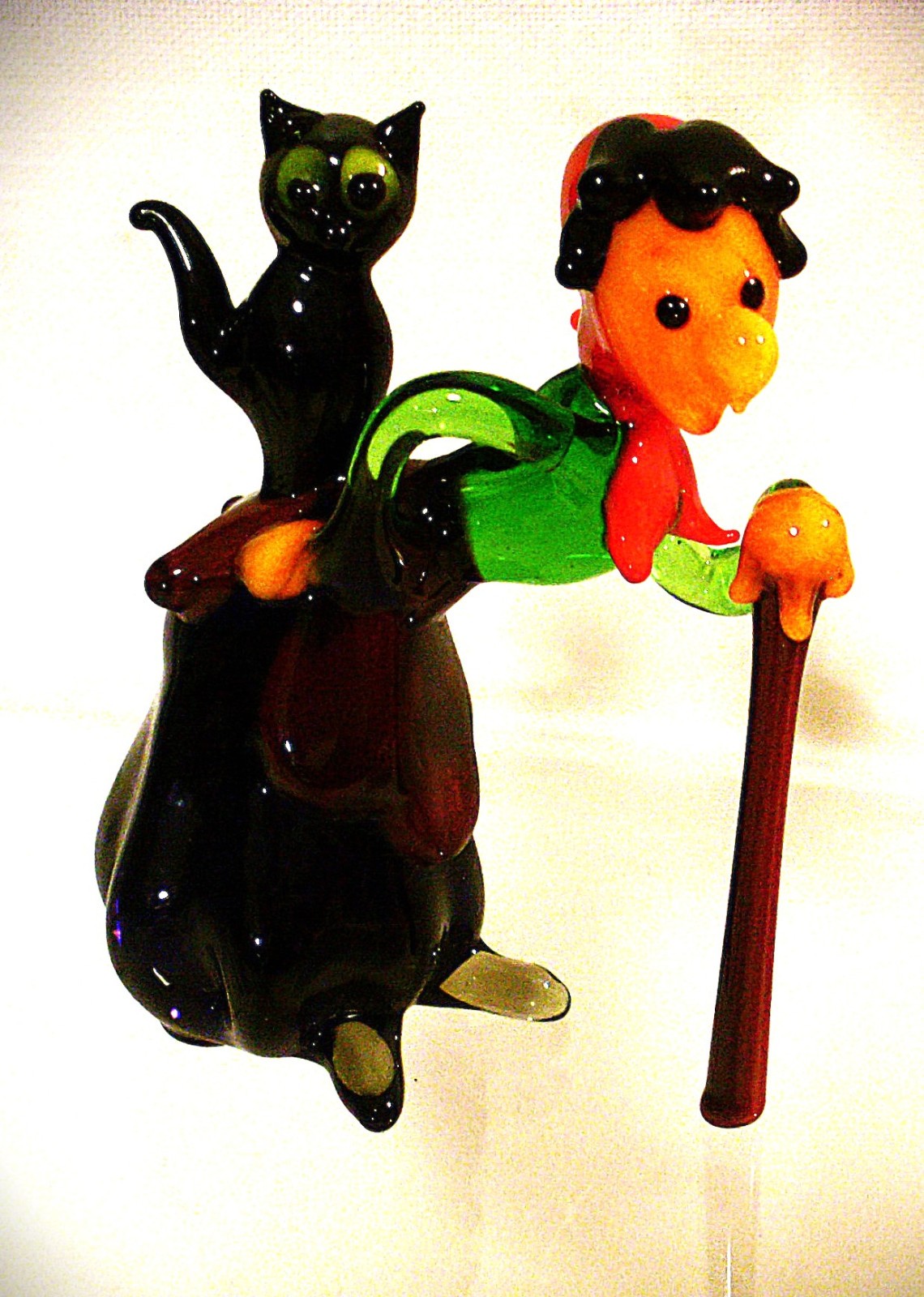 Figur Glas Hexe Lauscha Märchen Weihnacht