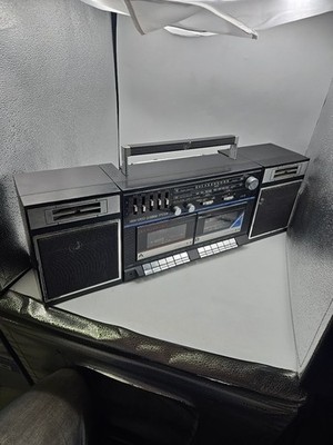 Vintage Sears Boombox Retro 1980's Sears Model 304 2-Way Speaker System Tested
