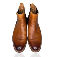 G.H. Bass Co Men's 9.5 Ombr Leather Ankle Broker Boots Made In USA Pull On