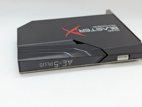 Creative Sound BlasterX AE-5 Plus 32-bit PCIe gaming sound card DAC SB1740 READ - Picture 11 of 17