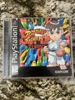 Super Puzzle Fighter II Turbo (Sony PlayStation 1, Complete W Manual & Reg Card