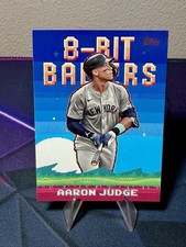 2025 Topps Chrome Baseball #8B-4 Aaron Judge 8-Bit Ballers Insert