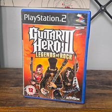 Guitar Hero III Legends of Rock PS2 PAL w/ Manual Included Activision