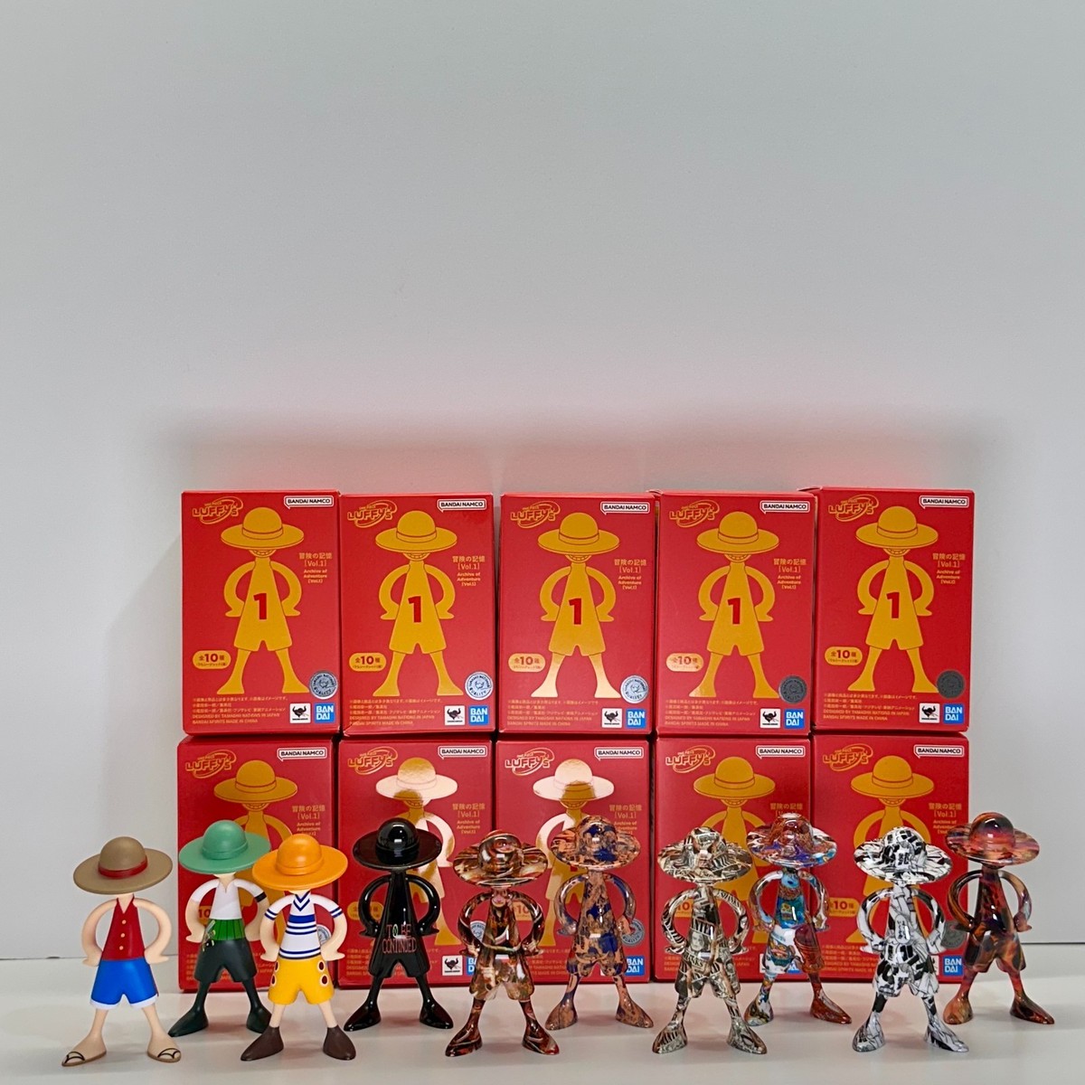 One Piece Luffy's Archive of Adventure Volume 1 Figures | eBay