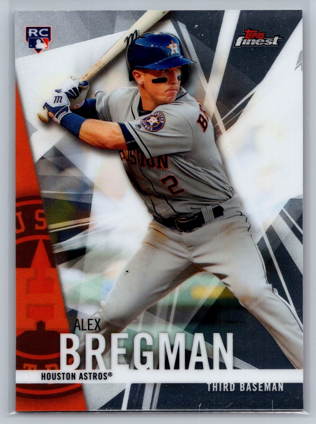 2017 Topps Finest #89 Alex Bregman RC Rookie