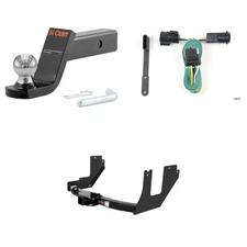 CURT Class 3 Towing Kit Trailer Hitch, Wiring, Ball Mount - 13357, 56031, 45154