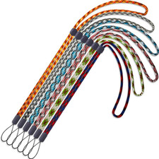 6 Pack Adjustable Lanyard 6 Colors Neck Lanyards Straps Long for Pen ID Badge Ho
