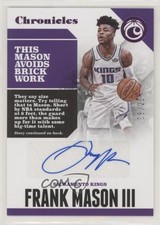 2017-18 Panini Chronicles Auto Pink 8/25 Frank Mason III #CA-FM3 Auto z1r
