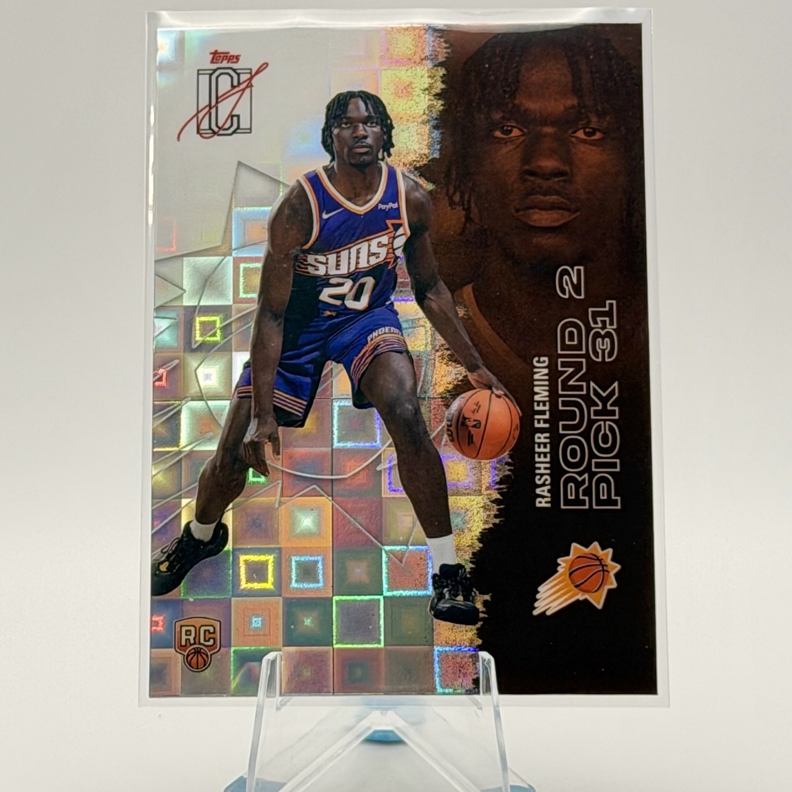 2025-26 Topps Signature Class Rasheer Fleming RC Pandora Phoenix Suns