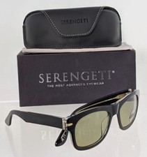 Serengeti Sunglasses FOYT Large shiny black SS549005 Brand New Italy